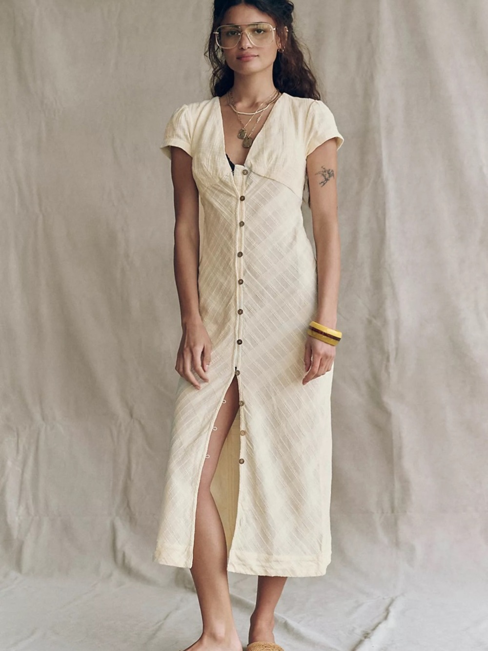 Free People New in Town Midi Dress